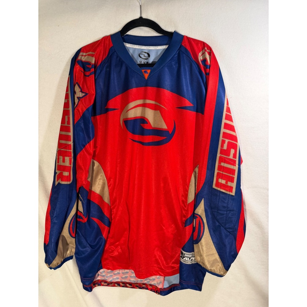 Answer Racing Alpha Motocross Jersey Red Blue Gold MX Gear Mens 2XL
